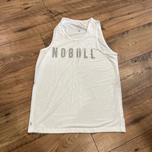 Men's White NoBull Tank Top